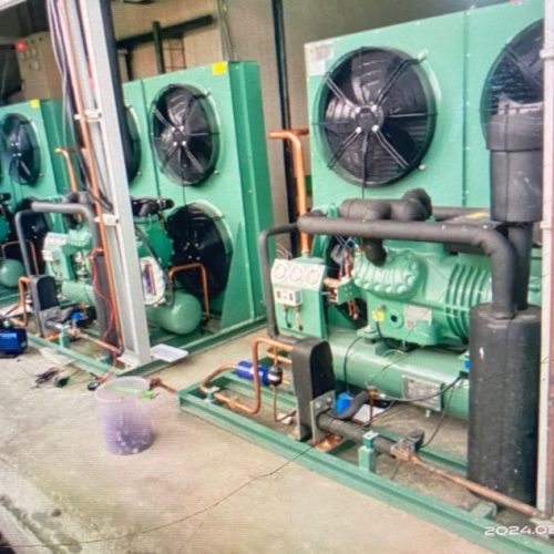 Pemasangan mesin ABF30 hp (3 unit) Mesin cold storage ABF